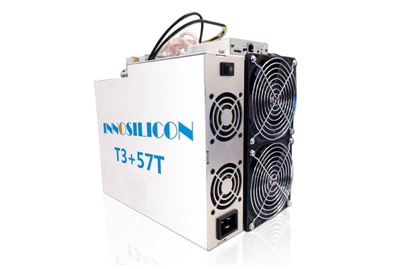 10,38 kg Innosilicon T3 + 57T Używane połączenie Ethernet Bitcoin Miner